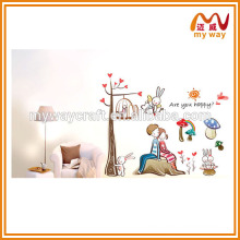 warmly home decoration stickers, large decorative wall stickers